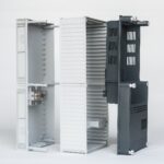 Meterkast 25D60 voor digitale meter:rug, tussenkader, deksel en scheider 125A