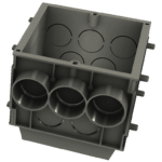 Inbouwdoos 60 x 60 x 65mm diep hor/vert