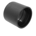 PVC eindtul 20mm "ZWART"