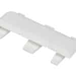 Verbindingstuk voor wandkanaal basis en deksel wit