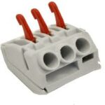 Steekklem JSL ook voor soepele draad 3 x 1mm tot 4mm  10st