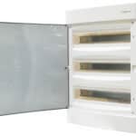 Zekeringkast "INBOUW" tehnoplast 3 rijen x 12 modules