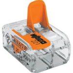 Wago 221-412 Steekklem 2x 0,2- 4mm transp. ook voor soepele draad 100 stuks