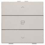 Enkelvoudige motorbediening voor Niko Home Control, light grey