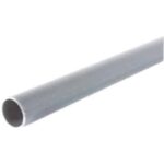 PVC buis 16mm licht grijs ral 7035 versterkt