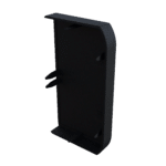 Eindstuk  Zwart 100x54mm