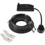 Spot SLV New Tria 75 Rond richtbaar GU10 230V Zwart met Bladveren/Springveren - Afbeelding 2