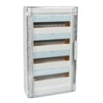 Legrand XL³125 zekeringkast opbouw 4 rijen 72mod doorzichtige deur