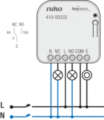 RF-ontvanger, potentiaalvrij, 1 wisselcontact, inbouw - Afbeelding 2